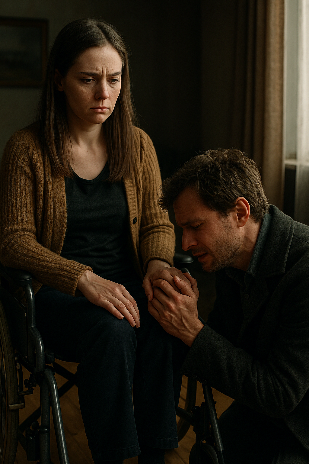 — „Jetzt bist du nur noch eine Last, die niemand braucht!“ — schrie der Verlobte und trat gegen den Rollstuhl. Und ein Jahr später kroch er ihr zu Füßen und flehte um Vergebung…