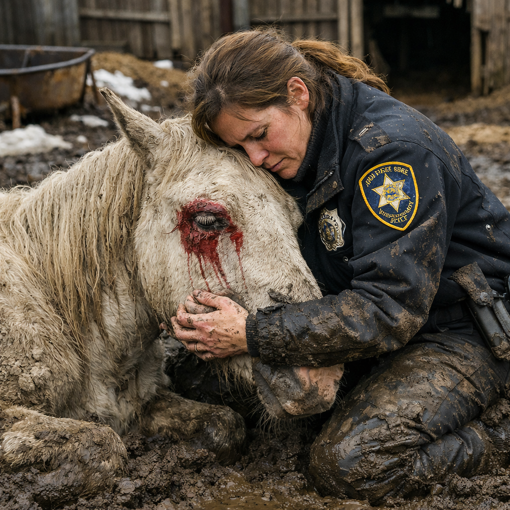 Az állatorvos azt mondta, hogy túl gyenge volt ahhoz, hogy felálljon, és talán nem éli túl az éjszakát. De a seriffhelyettes nem hagyta, hogy egyedül haljon meg…