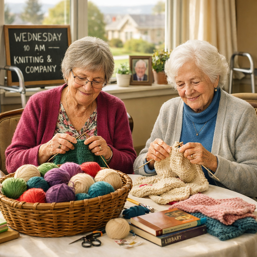 Ogni mercoledì mattina guido fino alla casa di riposo Riverside. Non per visitare qualcuno.