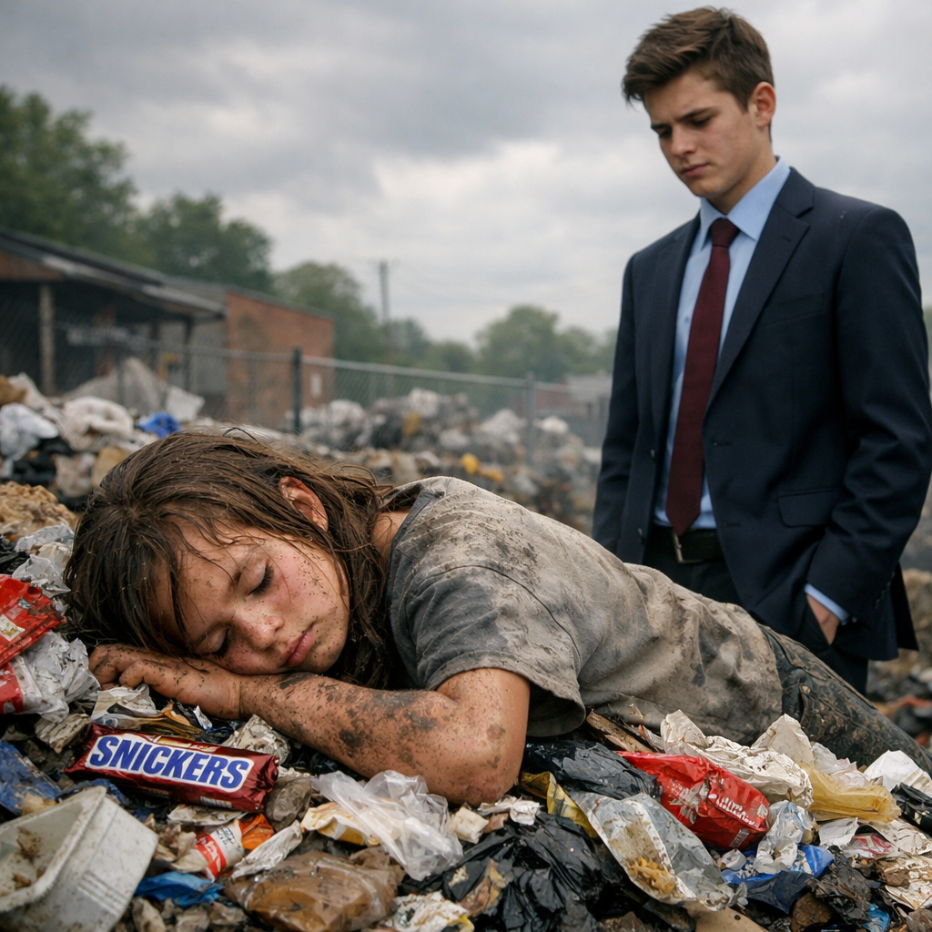 O fetiță mică moțăia într-un tomberon când cel mai bogat om din lume s-a apropiat de ea… Și ce a descoperit acolo l-a mișcat până în adâncul sufletului.