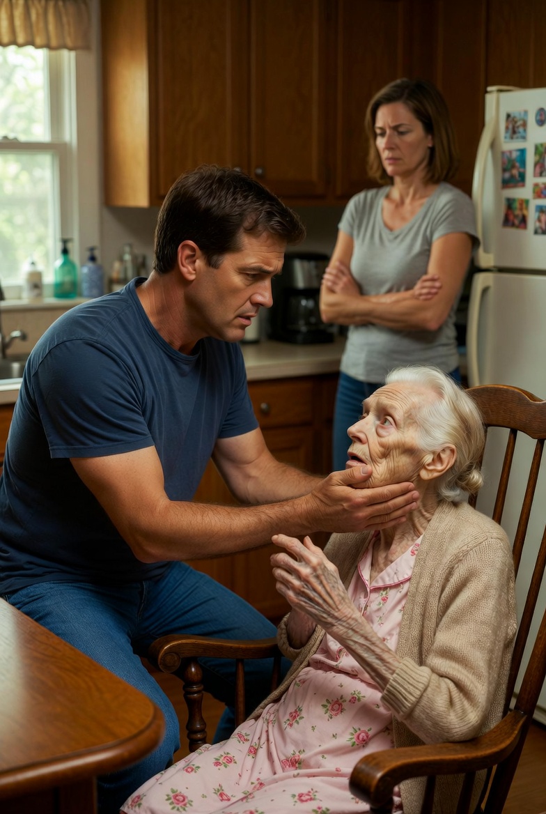 A fiam a torkomra tette a kezét, fojtogatott egyre erősebben és ordibálta: „Figyelj ide, te értéktelen ribanc!„