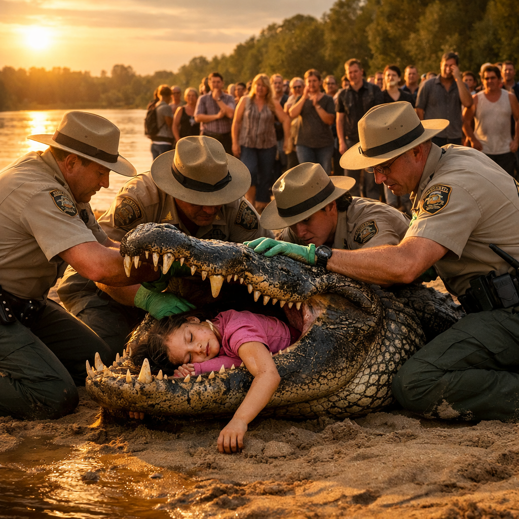 „A tóparton eltűnt egy kislány, és mindenki azt gyanította, hogy egy hatalmas krokodil nyelte le.”