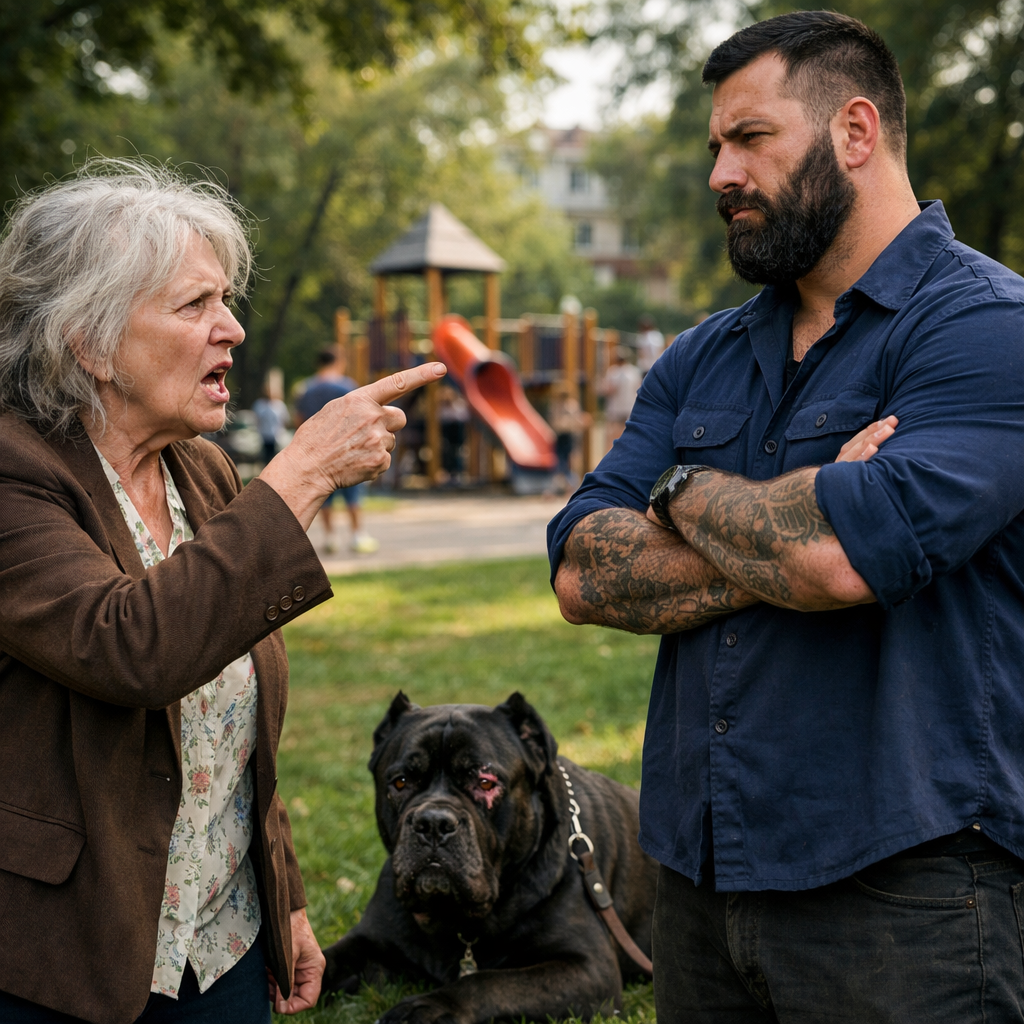 A lakóközösségi bizottság már azzal fenyegetőzött, hogy rendőrt hív a tetovált idegenre és a hegekkel teli mentőkutyájára… egészen addig, amíg az a „veszélyes” állat meg nem mentette a rémült gyereküket.