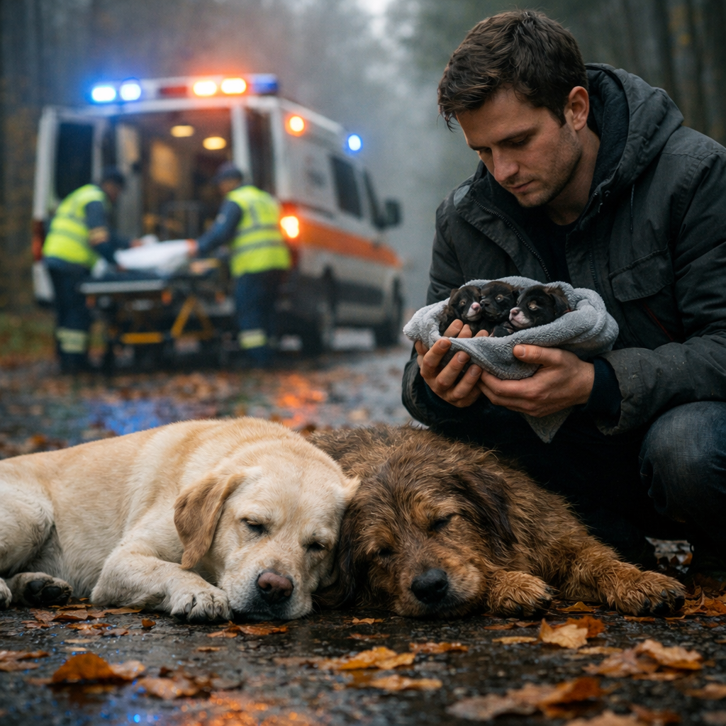 Elütötte egy autó, és ott hagyták meghalni az út szélén…